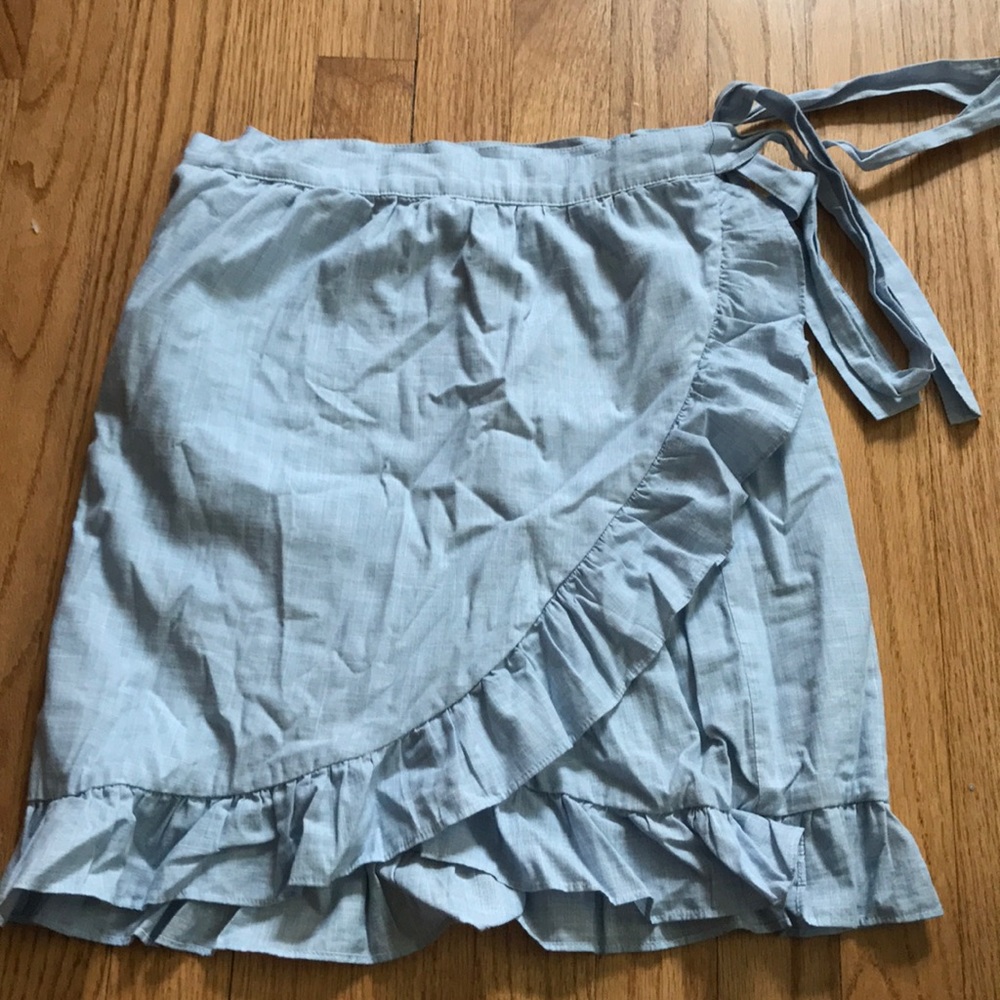 Madewell Mini Wrap Skirt